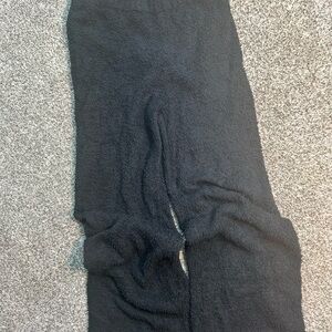 SKIMS Cozy Black Boulce Lounge Pants